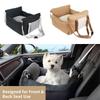 Travel Small Cats Dogs Car Seat Basket Back Seat Soft Carriers Bed Back Seat Wear Resistant Carriers Safe Small Dogs