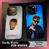 Emo Rapper J-Juice WRLD L-Lucid Dreams Handyhülle Für iPhone 16 17 15 14 12 13 Pro Max Schwarz Candy Matt Stoßfeste Hülle