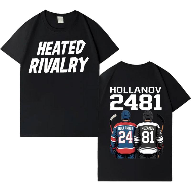 Harajuku Graphic Print Heated Rivalry Shane Hollander Ilya Rozanov Hollanov 2481 Fashion T Shirt Mens Women Casual Pop Top