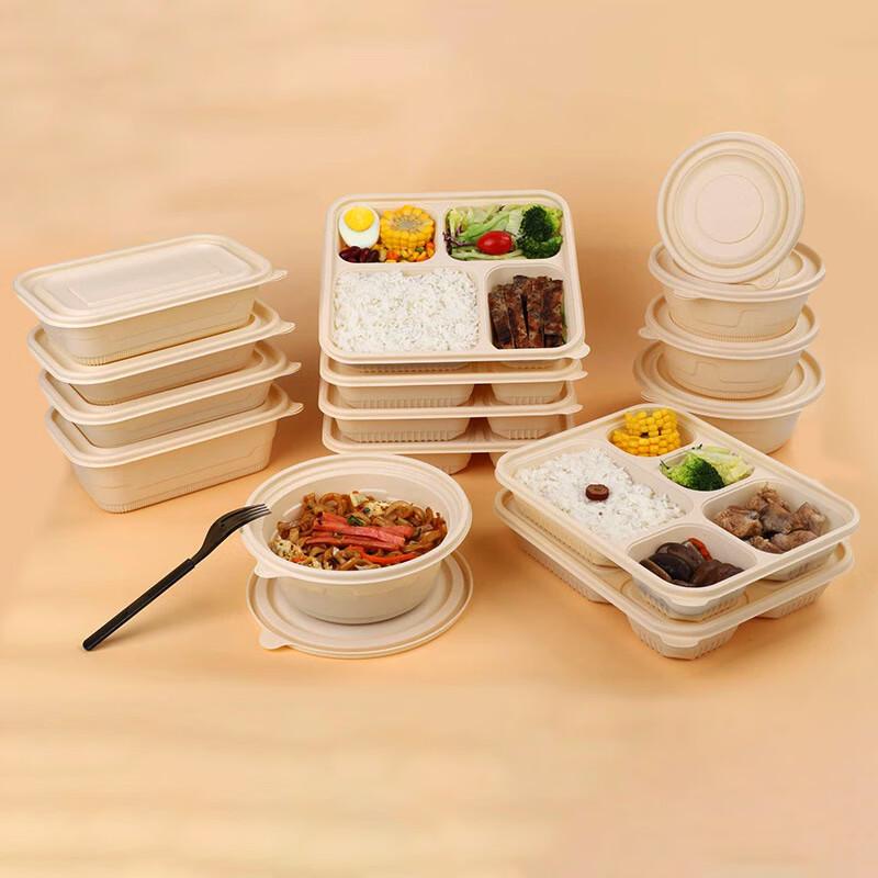 Eco-Friendly Corn Starch Disposable Lunch Box