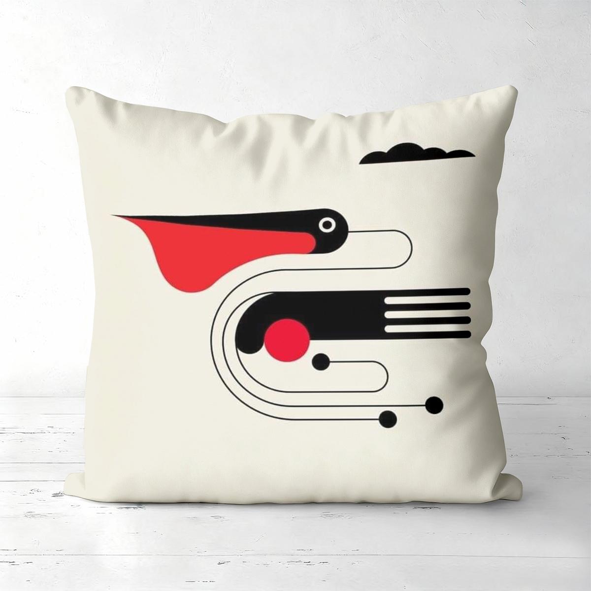 Modern Abstract Red Black Pattern Decorative Cushions Polyester pillowcase sofa decorative cushion cov Headboard Pillow 40X40cm