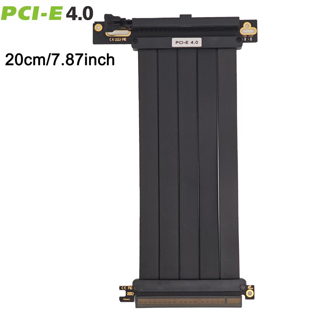 PCI Express 3.0/4.0 x16 to x16 Gen 4 GPU Double Reverse Graphics Card  Extension Cable Riser Card For ITX gold-plated Connector