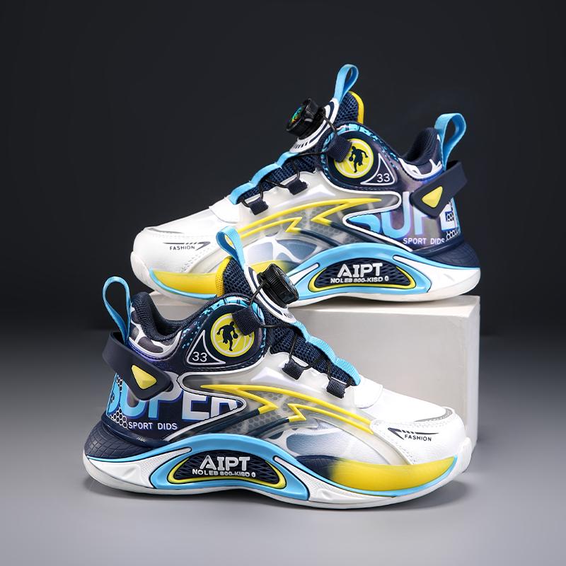 Children Sports Shoes Anti Slip Wear-resistant School Training Running Shoes Field Kids Basketball Shoes for Boys