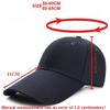 Big Size 65Cm Extended Brim Baseball Cap Outdoor Fishing Sun Protection Sports Hats Large Size Fashion Adjustable Snapback Cap