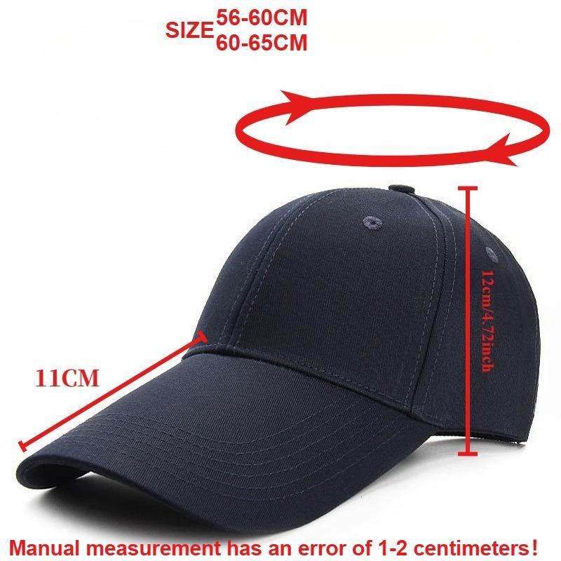 Big Size 65Cm Extended Brim Baseball Cap Outdoor Fishing Sun Protection Sports Hats Large Size Fashion Adjustable Snapback Cap