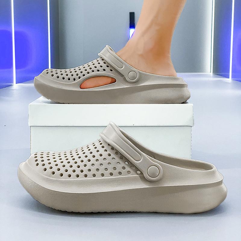 Fashion Men's New Summer Lightweight Comfortable Non-slip Sandals Outdoor Beach Sandals Family Bathroom Men's Shoes Walking Shoes