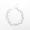 Korean Version Of The Simple Wild Black Crystal Short Clavicle Chain Female Jewelry Beaded Necklaces & Pendants