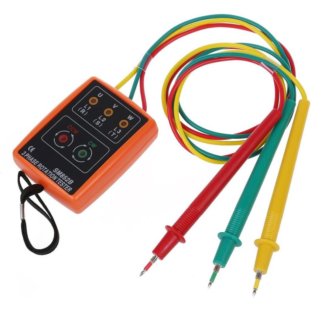 3-phase Sequence Rotation Direction Indicator Tester Checker