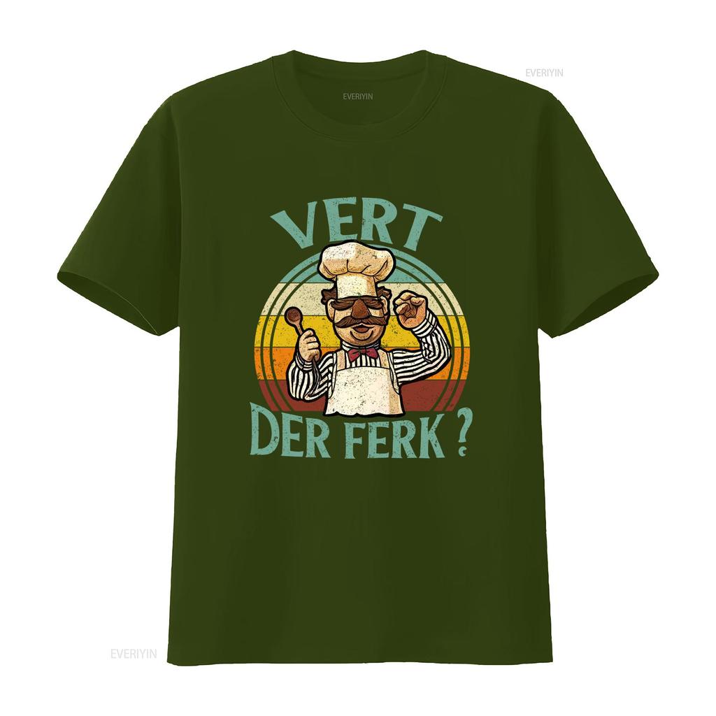 Swedish Chef Retro Design T Shirt for Men S 5XL Fast Shipping vintage Washed Comfortable Versatile Stretched