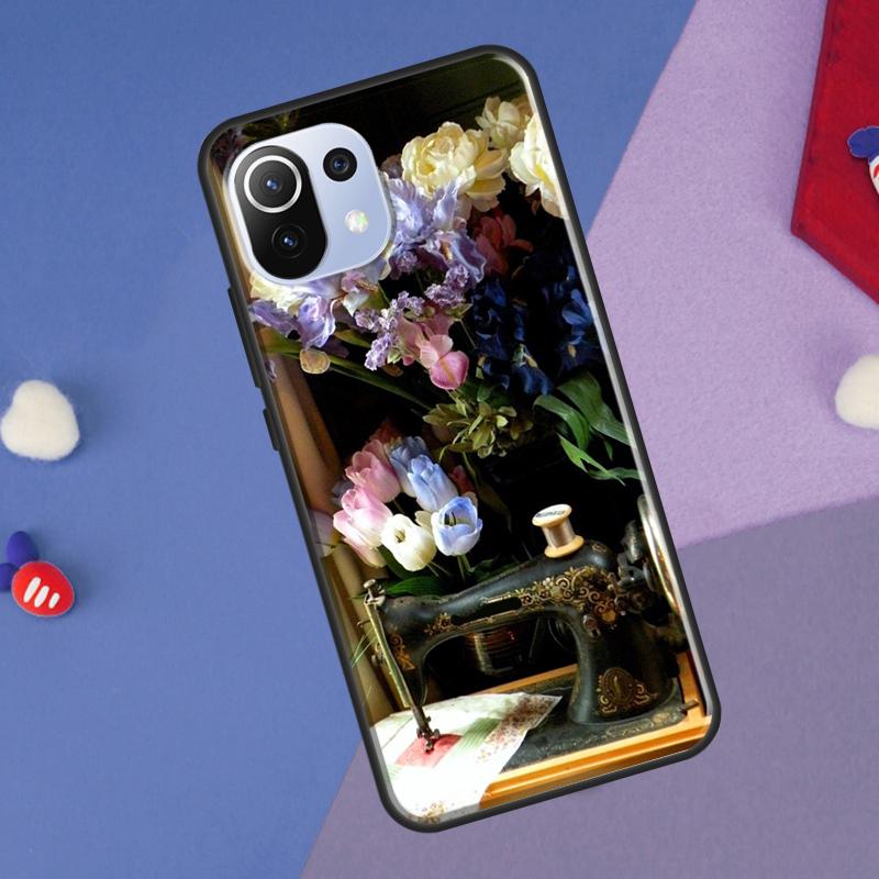Sewing Machine Cover For Xiaomi 13 14 Ultra 11T 12T 13T 14T Pro POCO X7 Pro X3 X5 F3 F5 F6 M6 X6 Pro Case