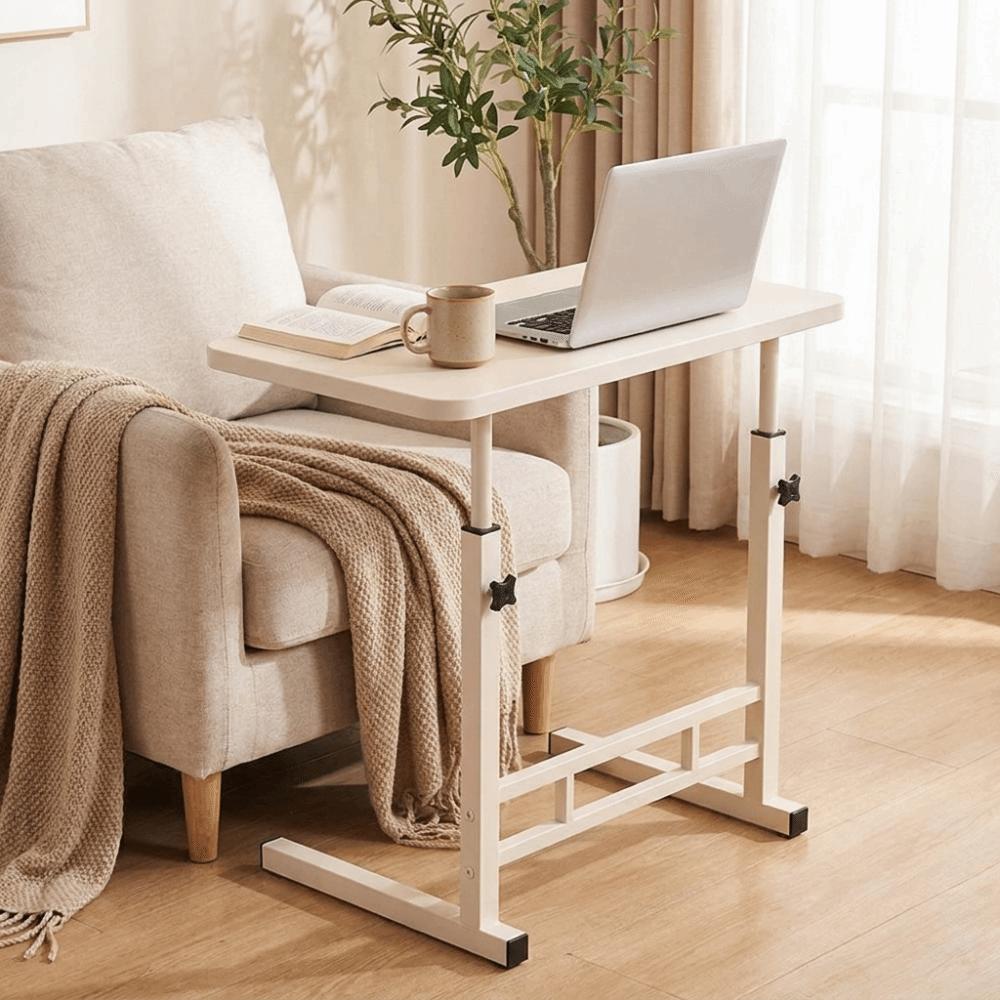 Simple Adjustable Lifting Table Sturdy Portable Bedside Table Space-Saving Multi-Functional Computer Laptop Desk Bedroom