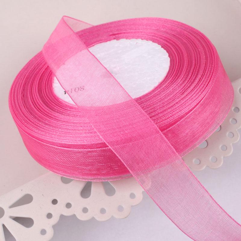 2cm Transparent Gauze Ribbon for Gift Boxes, Cake Decorations, Headbands, and Dance Streamers
