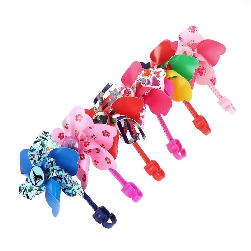 Windmill Flower Pinwheel Bicycle Handlebar Pinwheel Bike Windmill Decoration Children Bike Pinwheel