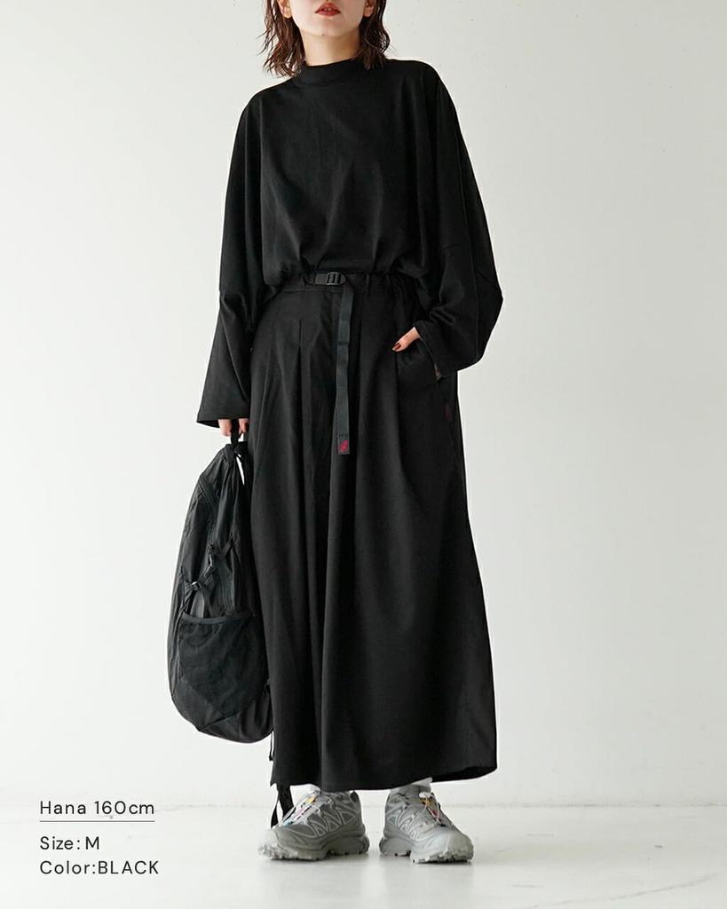 Gramicci Stretch Gabardine Flare Pants, Casual Pants, Gray, Size M, GLP4-FJP08