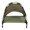 Elevated Dog Bed with Canopy Removable Outdoor Dog Bed Cot High Load Bearing for Dogs Cats Large 26 X 17.7 X 25.6in
