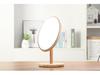 Double-Sided Magnifying Makeup Mirror - European-Style, Simple Solid Wood Design, HD Beauty Salon Mirror