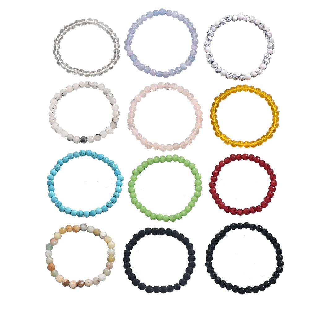 Fashion bracelet set Personalized natural stone high-end design bracelet jewelry