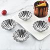 Silver Cookie Pudding Mould Stainless Steel Dessert Mould Egg Tart Molds  Cupcake Egg Tart