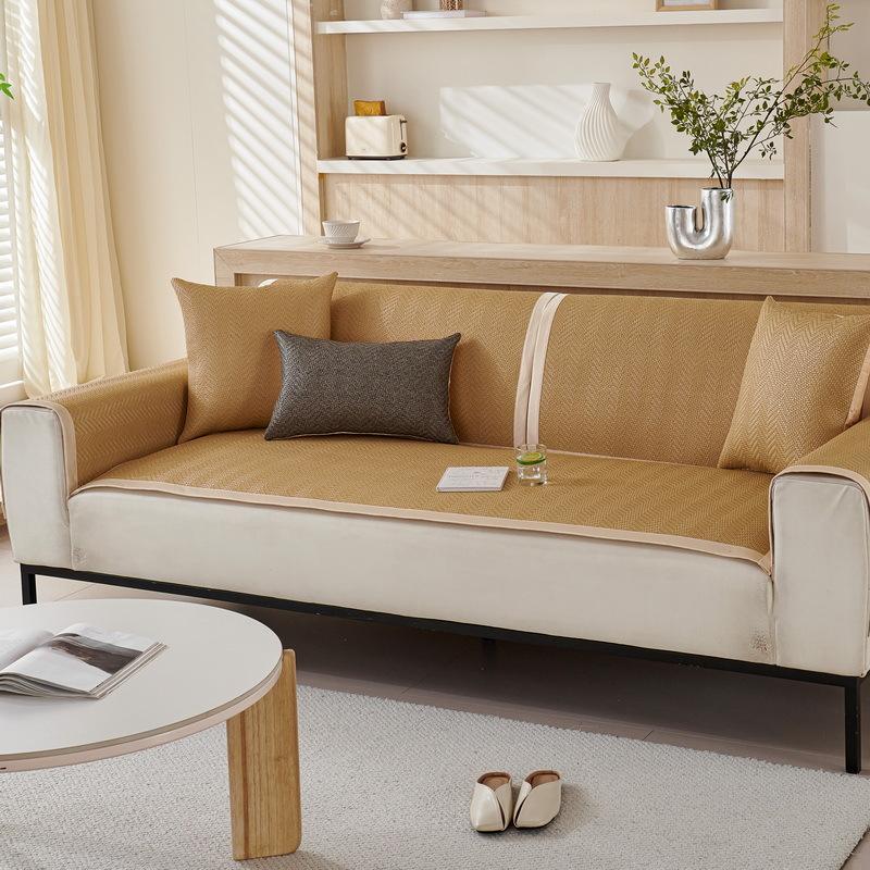 

Прохладный коврик из ротанга, подушка для дивана, летний спальный коврик, подушка, нескользящий летний чехол для дивана, высококачественная ткань для чехла 60*60cm