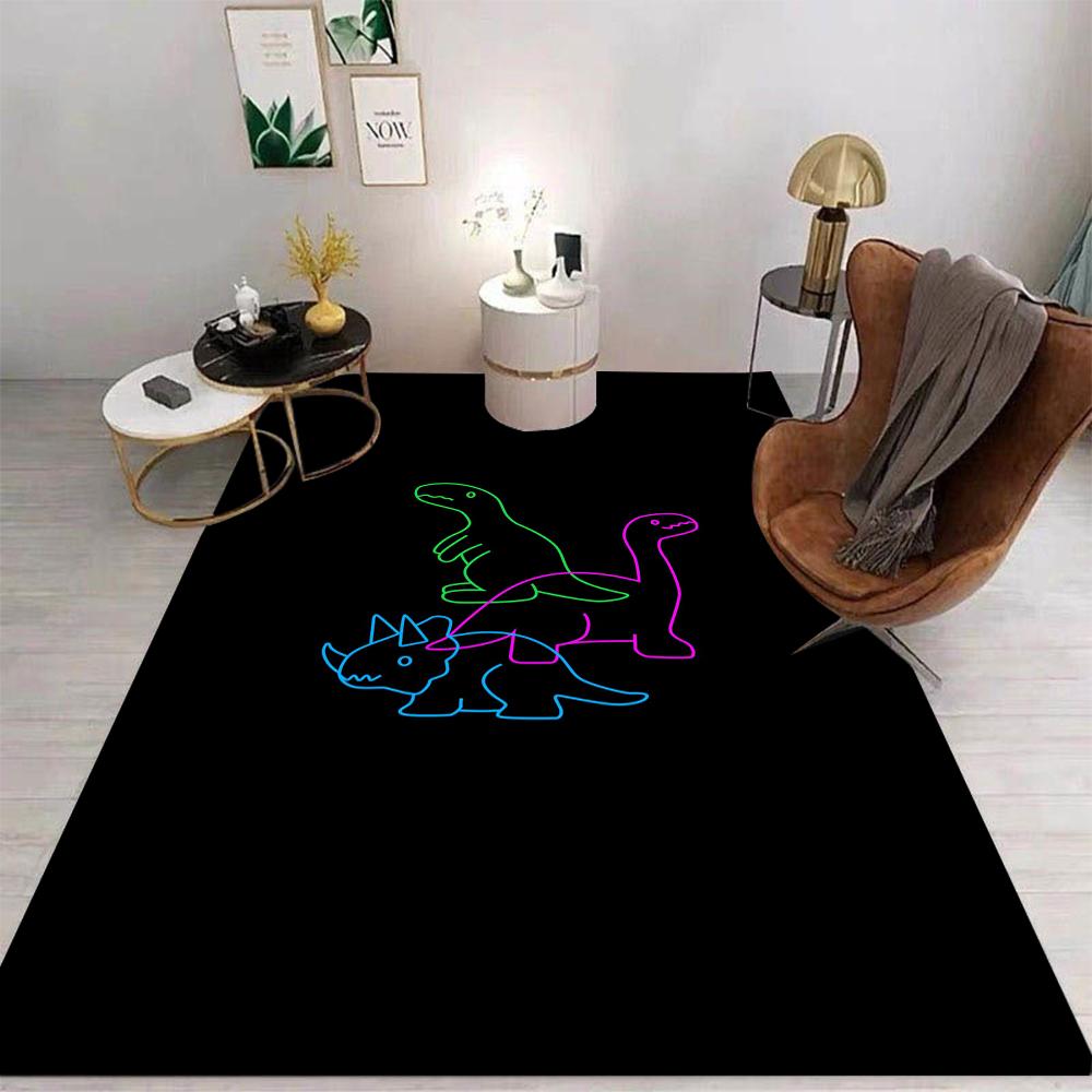 Anime Carpet Cartoon Living Room Bedroom Kitchen Sofa Table Balcony Rug Non-slip Washable Mat Exquisite Home Ornaments