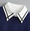 Lace Novelty Fake Collar for Women Shirt Front Ties Detachable Collar Stand Dress Sweater Girls False Collar