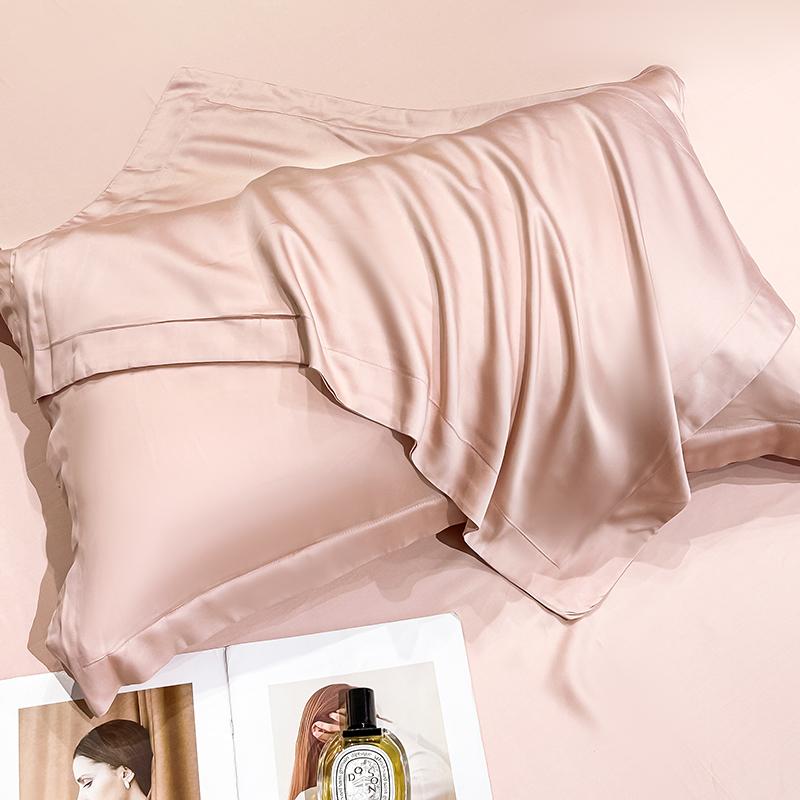 

Pure Natural Tencel 48cm*74cm Pillowcase Solid Color Pillow Case Cover For Bedroom 48x4cm 2 pieses