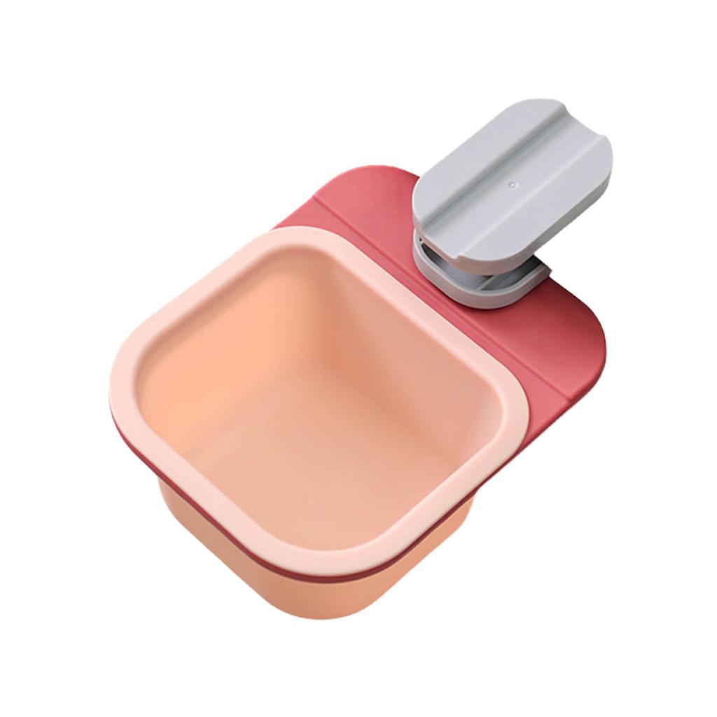 Multifunctional Desktop Rotating Trash Can With Space Saving Clip or Adhesive Design For Office And Home Use