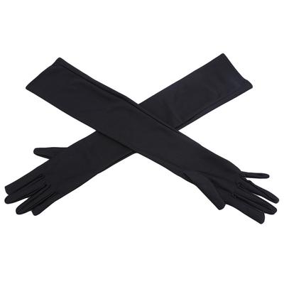 Fahrradhandschuhe, lang, einfarbig, für Herren und Damen, langes Design, Sonnenschutzhandschuhe, Outdoor-Handschuhe, Reiten