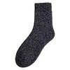Herren Winter Verdickte Warme Wollsocken, Herbst und Winter Kältebeständige Schlingensocken, Bequeme Schweißabsorbierende Mittelhohe Socken
