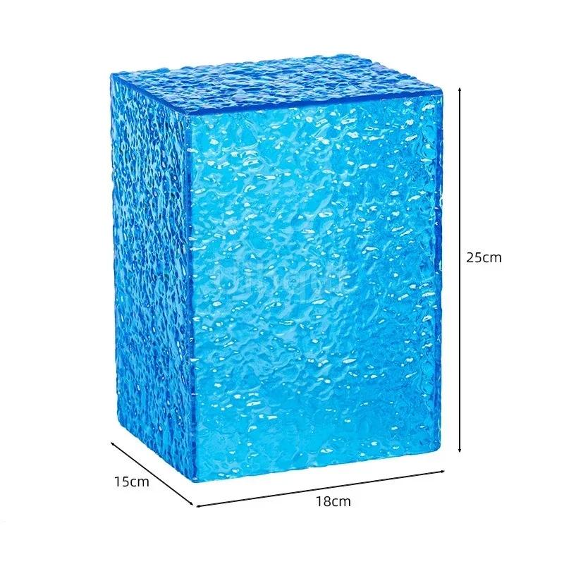 Dessert table Buffet table Food display rack Acrylic Cold Food Display Stand Hotel tea break table setup Ornament set Blue booth