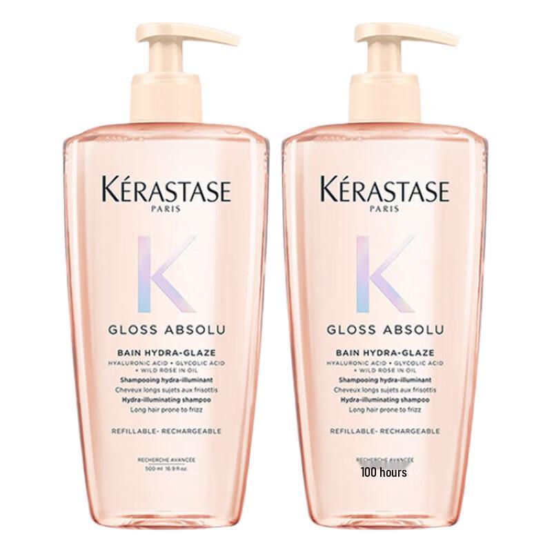 Kérastase Glazed Rose Hydrating & Softening Shampoo Duo 2x500ml