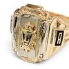 Great JOSTEN Ring ring college Yellow Gold 10K Women Used