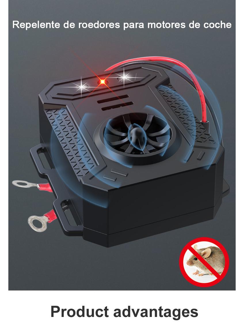 

Ультразвуковой отпугиватель мышей для моторного отсека автомобиля Car Mouse Repeller