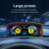 P4 OBD GPS Car Head Up Display Multi-function Smart HUD 6.2 Inch LCD Screen Car System Speed Turbine Accelerometer Slope Meter