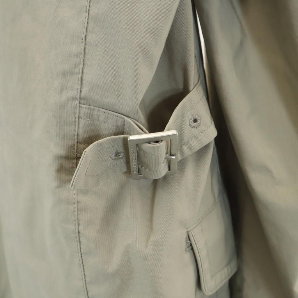 Burberry 3WAY Stainless Collar Coat M Khaki Sanyo Shokai Men's Used