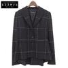 5014339 Шерстяной пиджак в клетку 38 черныйБ/у