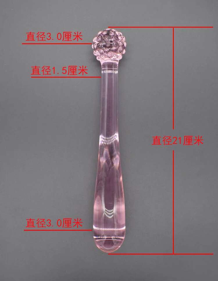 Glass Penis Anal Plug Female Masturbation Simulation Toy Adult Sex Products Men Backyard Beads Sexy Tools For Women Masturbator