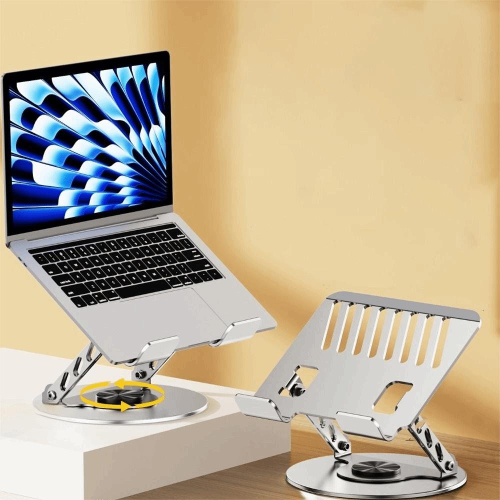 Adjustable Height Foldable Laptop Holder Ventilated Base Notebook Stand PC