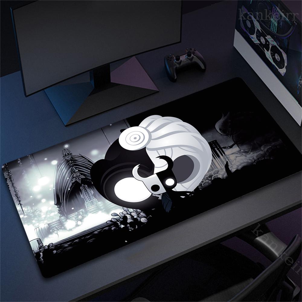 90x40cm Anime Hollow Knight Large Pc Rubber Mousepad Gaming Stitch Edge Thicken Mouse Mat Xxl NonSlip Keyboard Laptop Mausepads