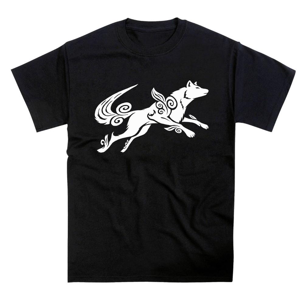 

Okami Amaterasu Japanese Anime Wolf Tribute T-shirt M