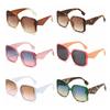 PC Sunglasses Goggles Gradient Lenses Block Glare Big Frames Shades UV400 Clear View UV Protection Sun Glasses Women Fashion