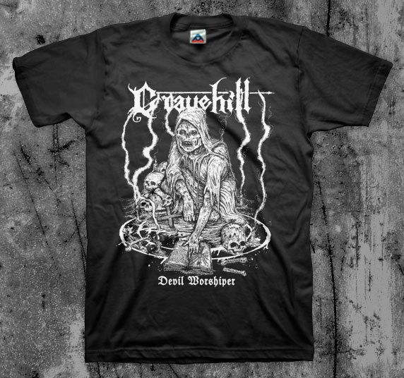 Gravehill  Devil Worship  T shirt  Unisex T-Shirt L