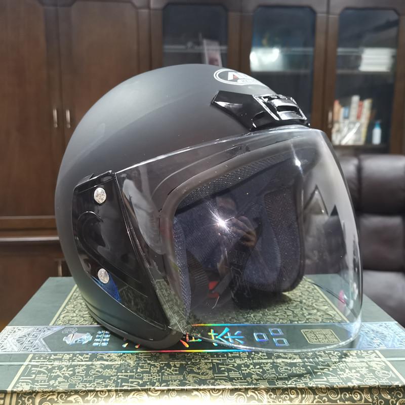 Helmets, Electric Vehicles Are Available In All Seasons, Men's and Women's Models, Winter Warm Half Helmets, Adult Windshields