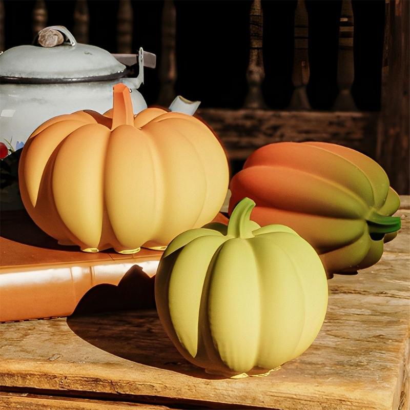 Multifuntional Pumpkin Shape Silicone Mold Silicone Crafting Moulds Suitable for Handmade Candle and Creative Workshops