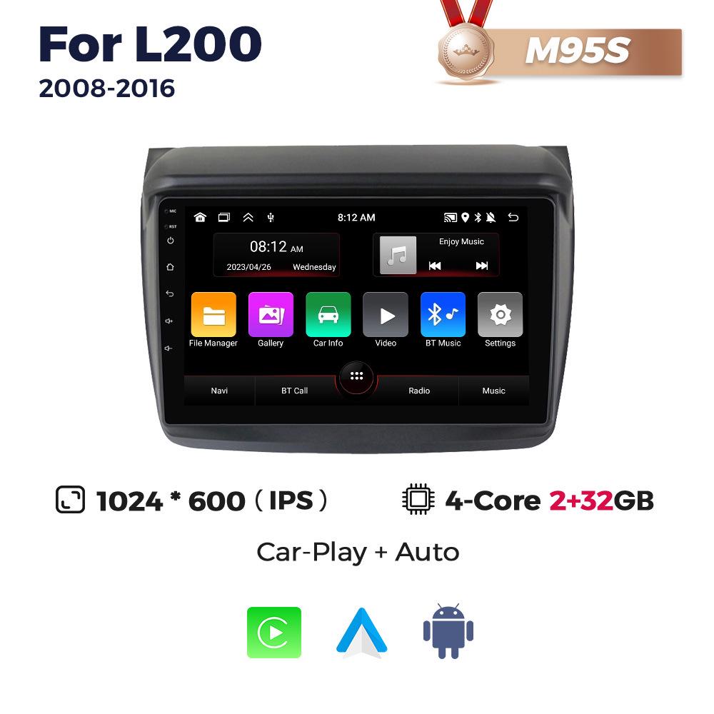 Mitsubishi Pajero Sport/L200 Android Navigation Mainboard with CarPlay Compatibility