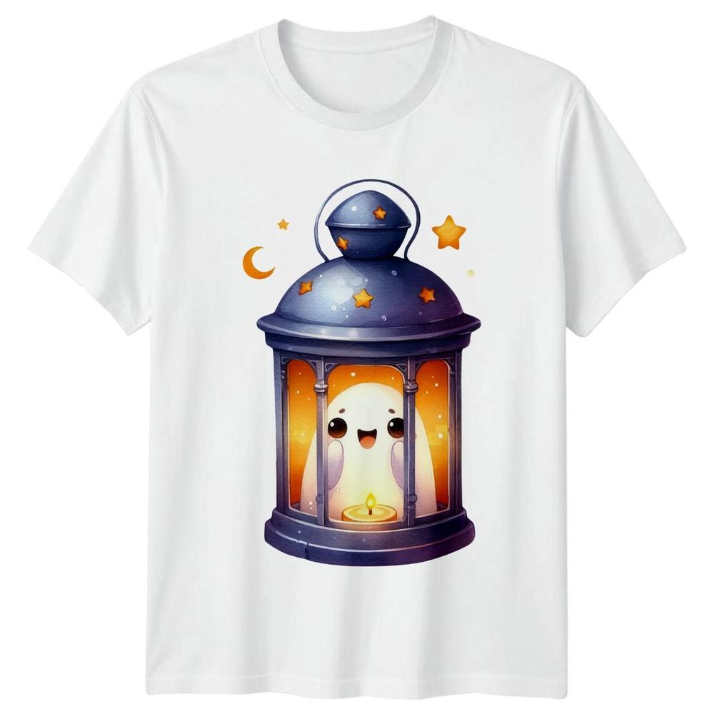 Cute Ghost In Lantern TShirt Cute Ghost Halloween 2026 Gift For Him And Her S