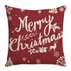 New Christmas Cushion Snowflake Elk Garland Red Home Cushion Pillow Case