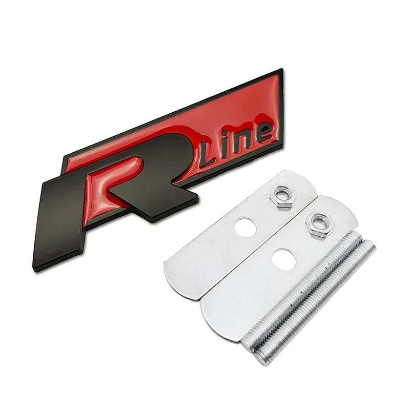 2026 Hot For VOLKSWAGEN VW 3D Metal for Volkswagen VW Rline R Golf Jetta Polo Passat B5 B6 Touareg Bora Beetle Car Grille Badge