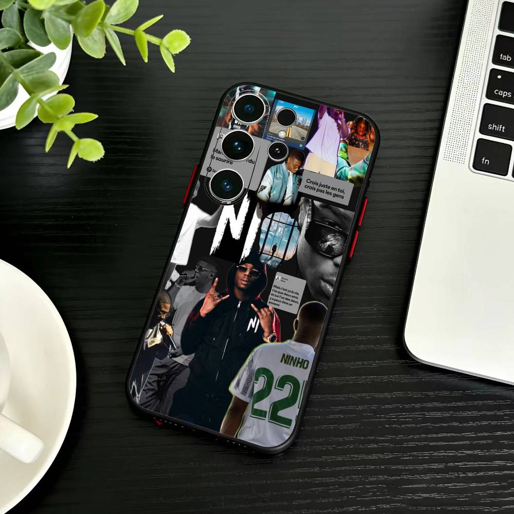 Rapper French Ninho  Phone Case For Samsung S26,S25,S24,S23,S22,S21,S20,Plus,Fe,Lite,Others Black Cover