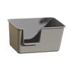 Open Top Cats Litter Box Easy To Cleaning Deep Loo Splashproof Cat Litter Tray Pet Litter Pan for Small Animals Kitten Hamsters